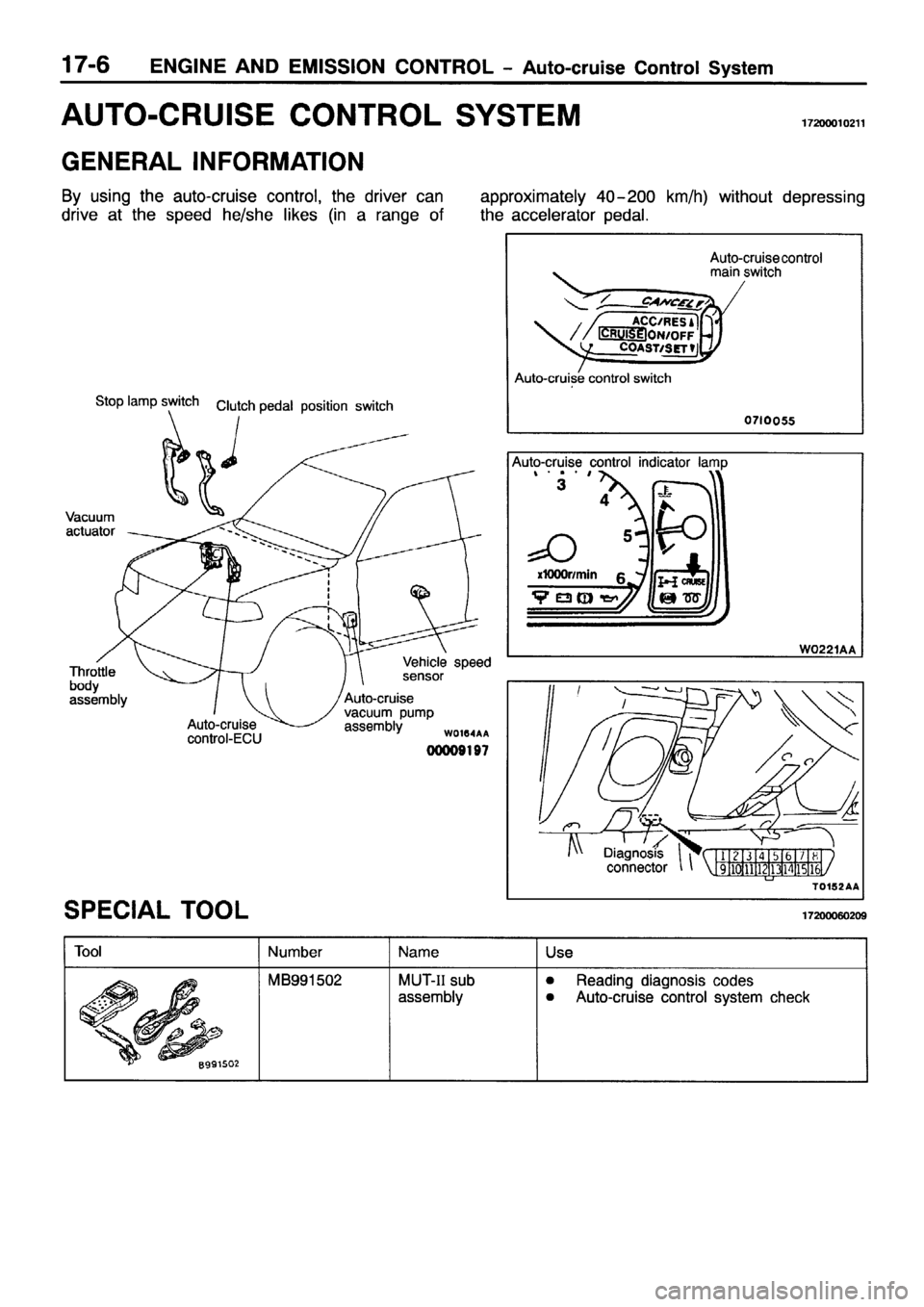 MITSUBISHI PAJERO SPORT 1999 Workshop Manual MITSUBISHI PAJERO SPORT 1999 Workshop Manual