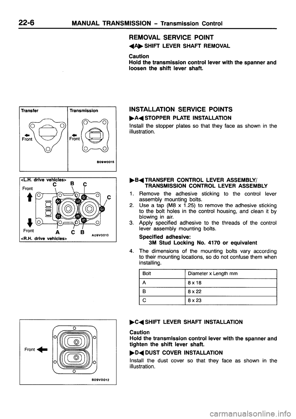 MITSUBISHI PAJERO SPORT 1999  Workshop Manual 