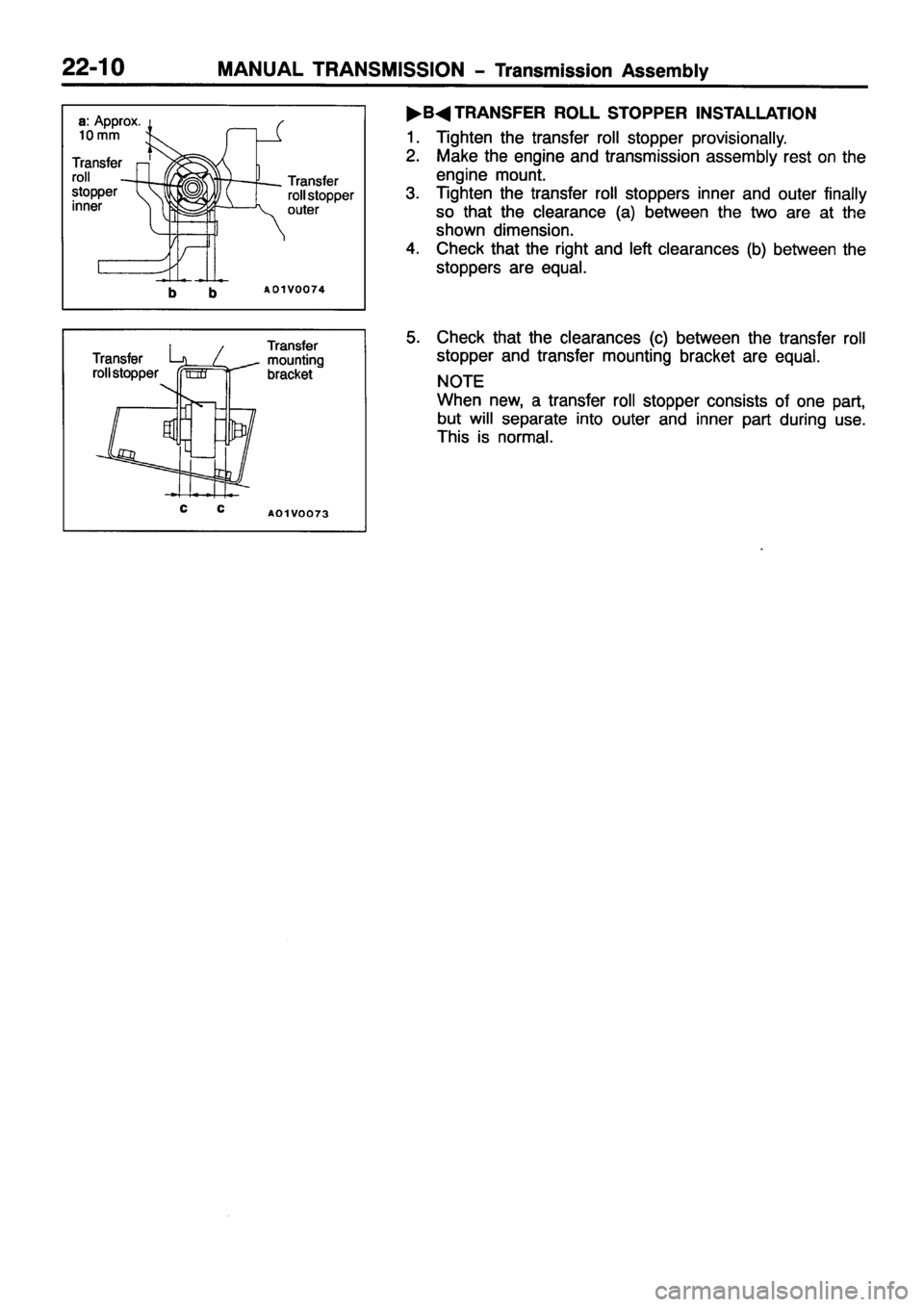 MITSUBISHI PAJERO SPORT 1999  Workshop Manual 