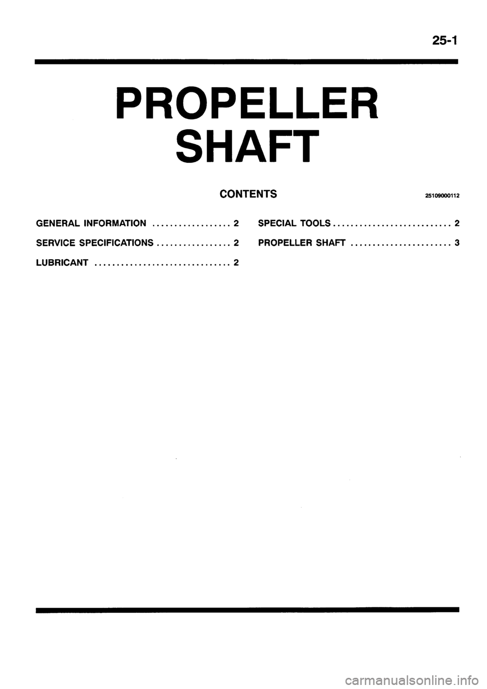 MITSUBISHI PAJERO SPORT 1999  Workshop Manual 