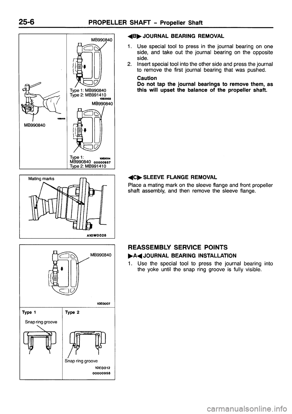 MITSUBISHI PAJERO SPORT 1999  Workshop Manual 
