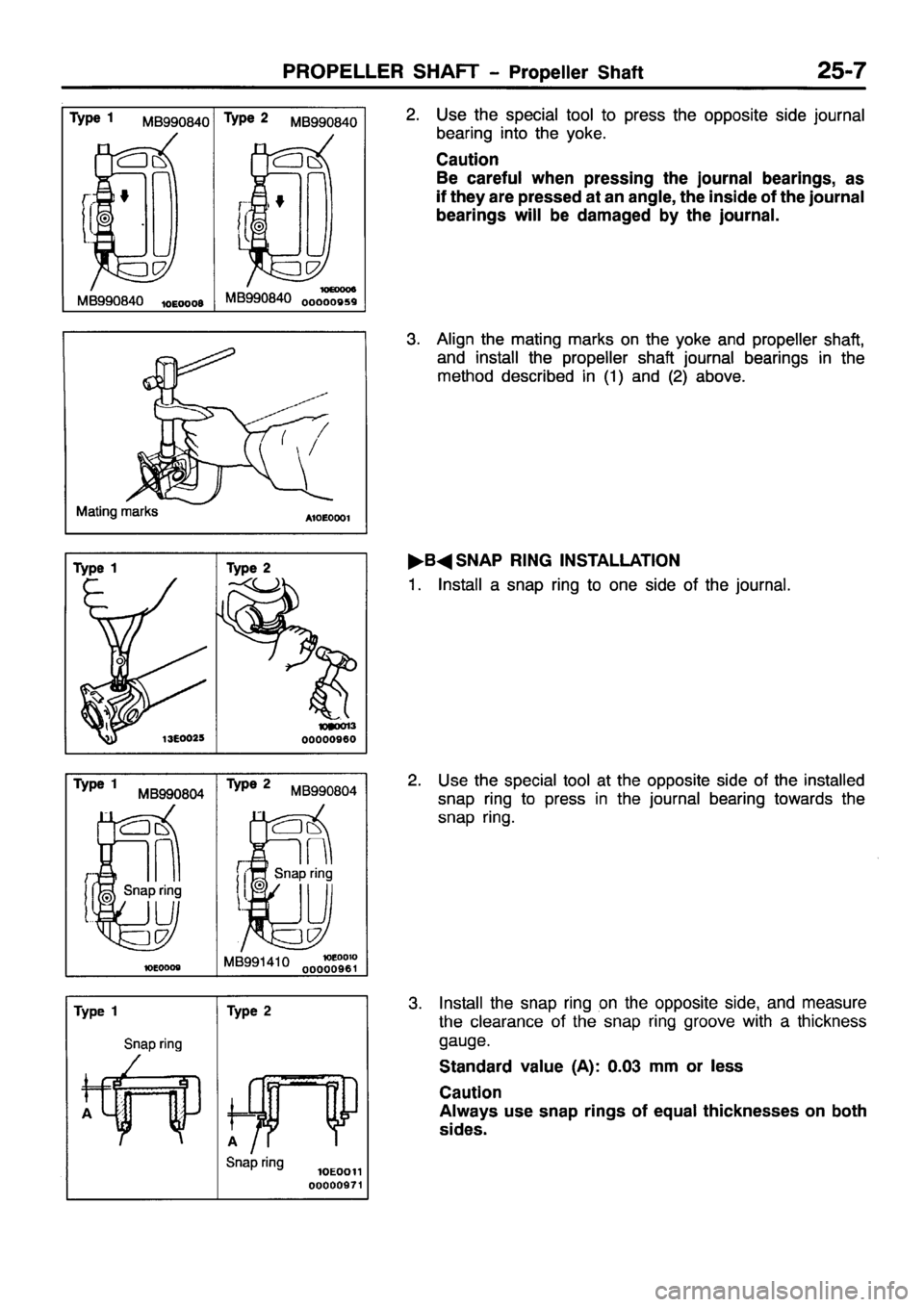 MITSUBISHI PAJERO SPORT 1999  Workshop Manual 