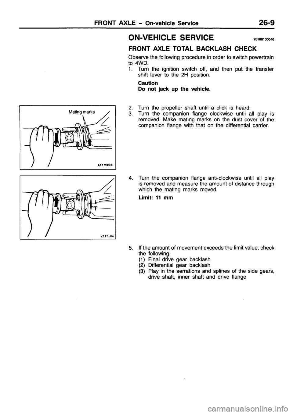 MITSUBISHI PAJERO SPORT 1999 Workshop Manual MITSUBISHI PAJERO SPORT 1999 Workshop Manual