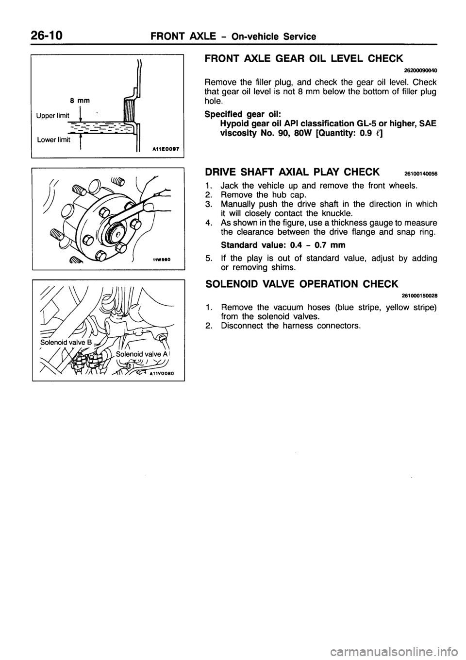 MITSUBISHI PAJERO SPORT 1999 Workshop Manual MITSUBISHI PAJERO SPORT 1999 Workshop Manual