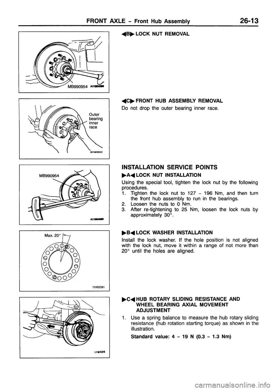 MITSUBISHI PAJERO SPORT 1999 Workshop Manual MITSUBISHI PAJERO SPORT 1999 Workshop Manual