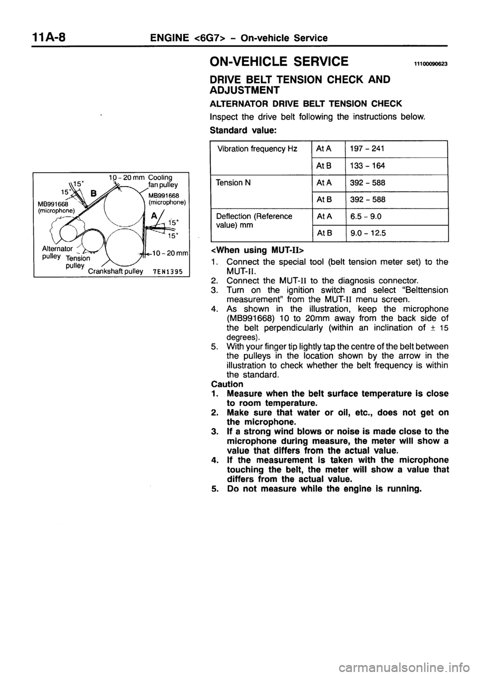 MITSUBISHI PAJERO SPORT 1999 Service Manual 