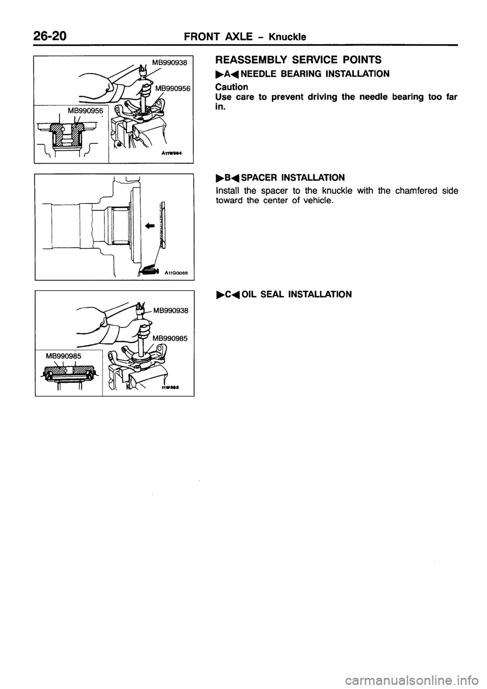 MITSUBISHI PAJERO SPORT 1999  Workshop Manual 