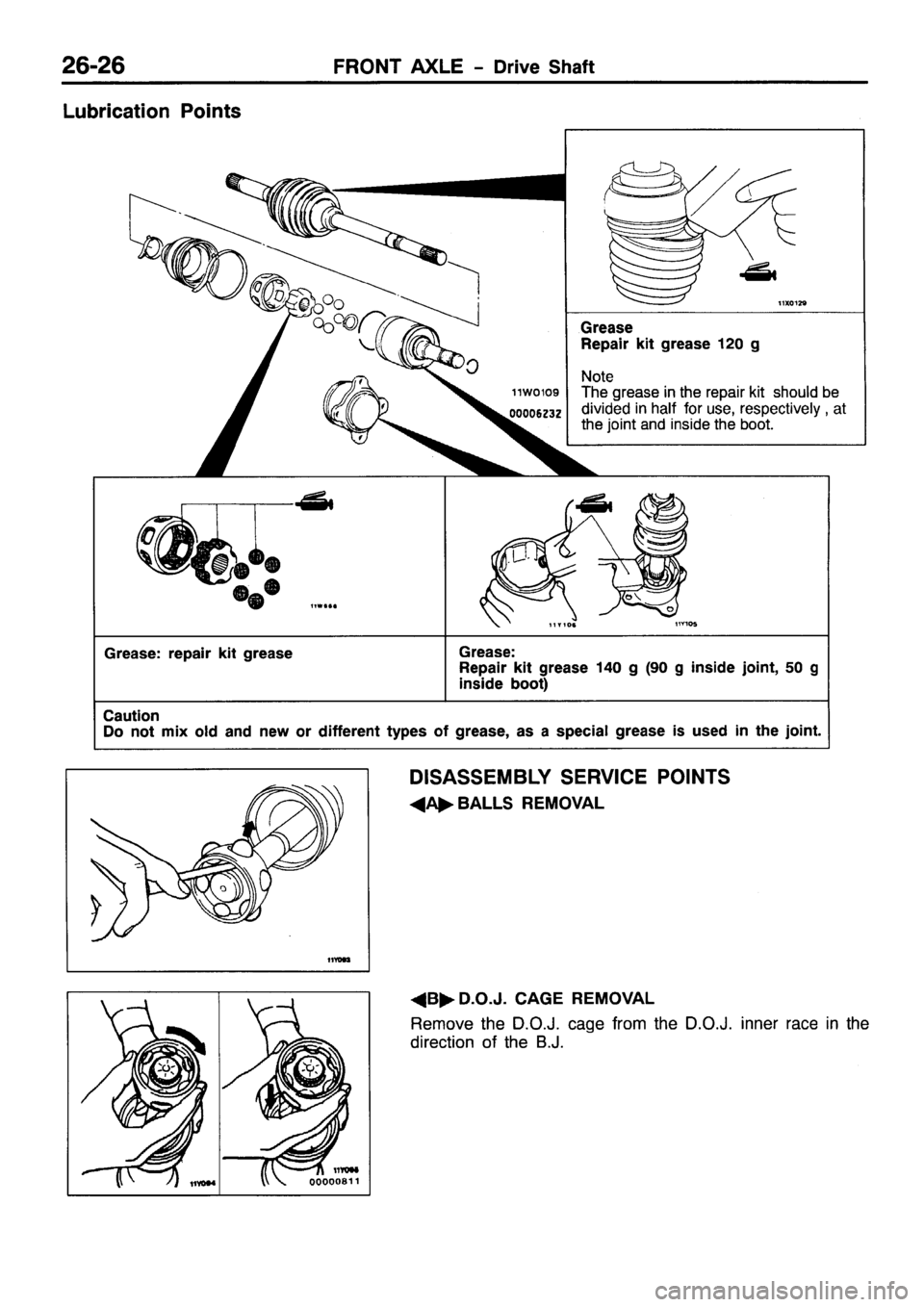MITSUBISHI PAJERO SPORT 1999  Workshop Manual 