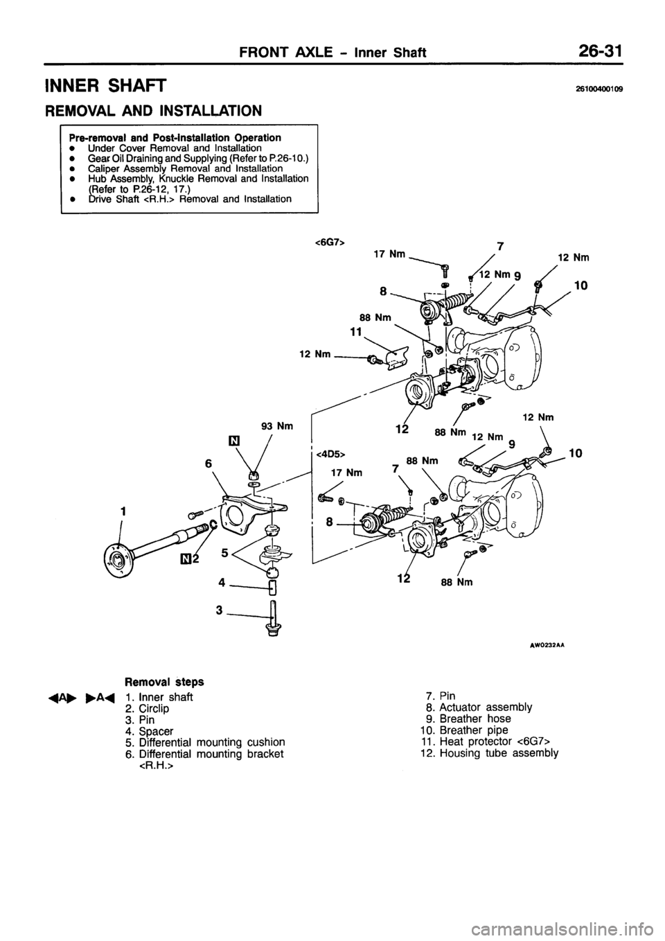 MITSUBISHI PAJERO SPORT 1999  Workshop Manual 