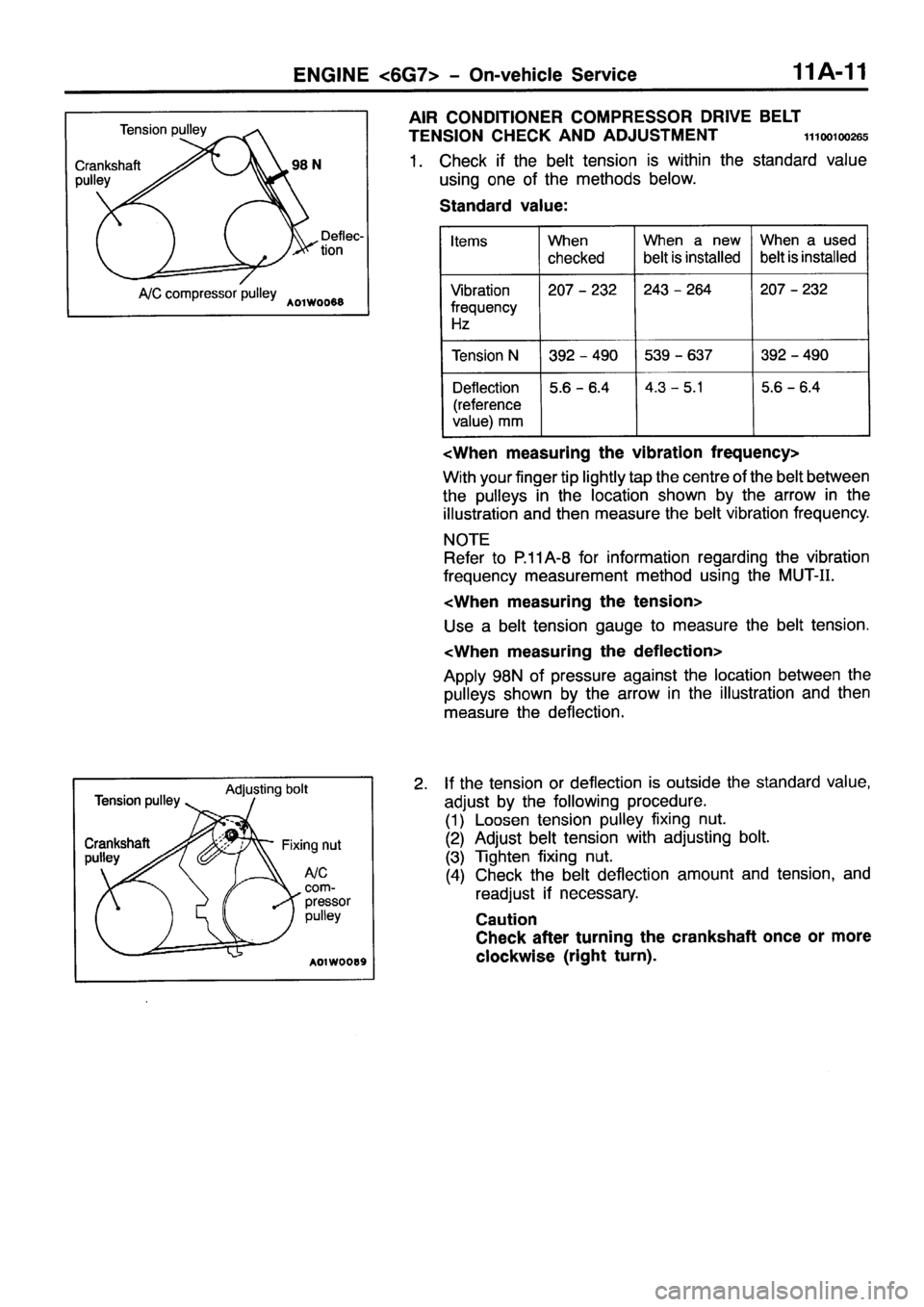MITSUBISHI PAJERO SPORT 1999 Service Manual 