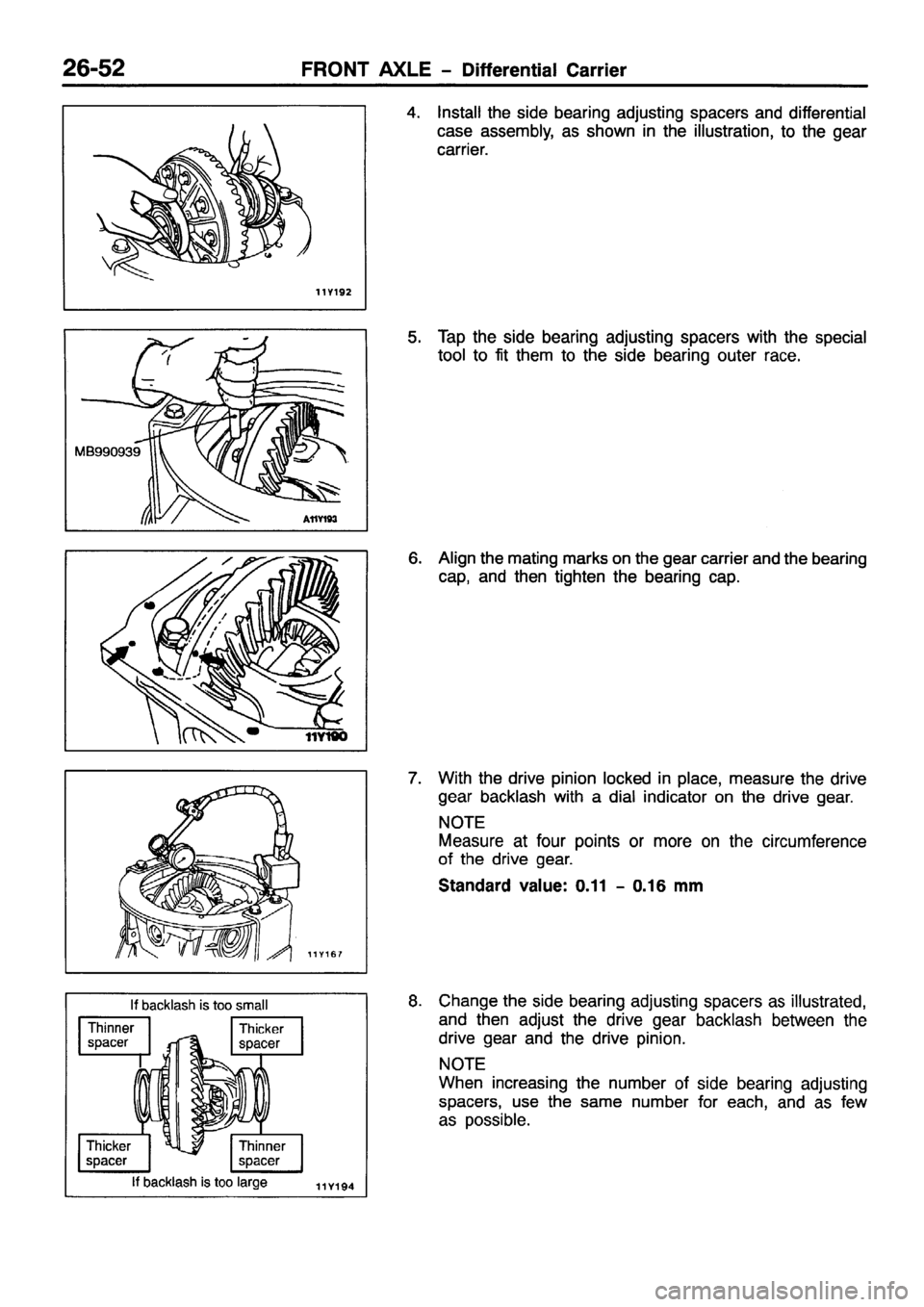 MITSUBISHI PAJERO SPORT 1999 Workshop Manual MITSUBISHI PAJERO SPORT 1999 Workshop Manual