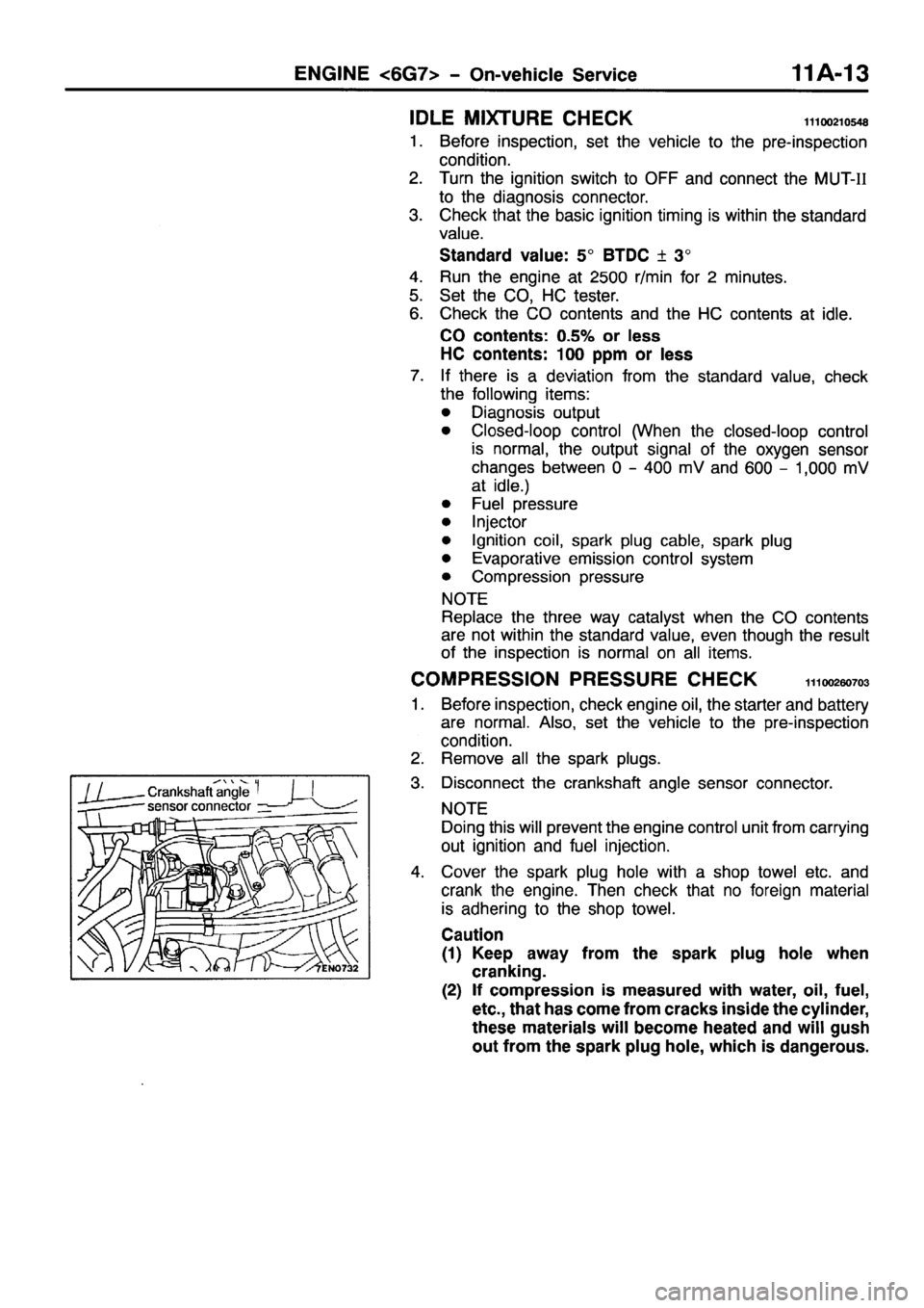 MITSUBISHI PAJERO SPORT 1999 Service Manual 