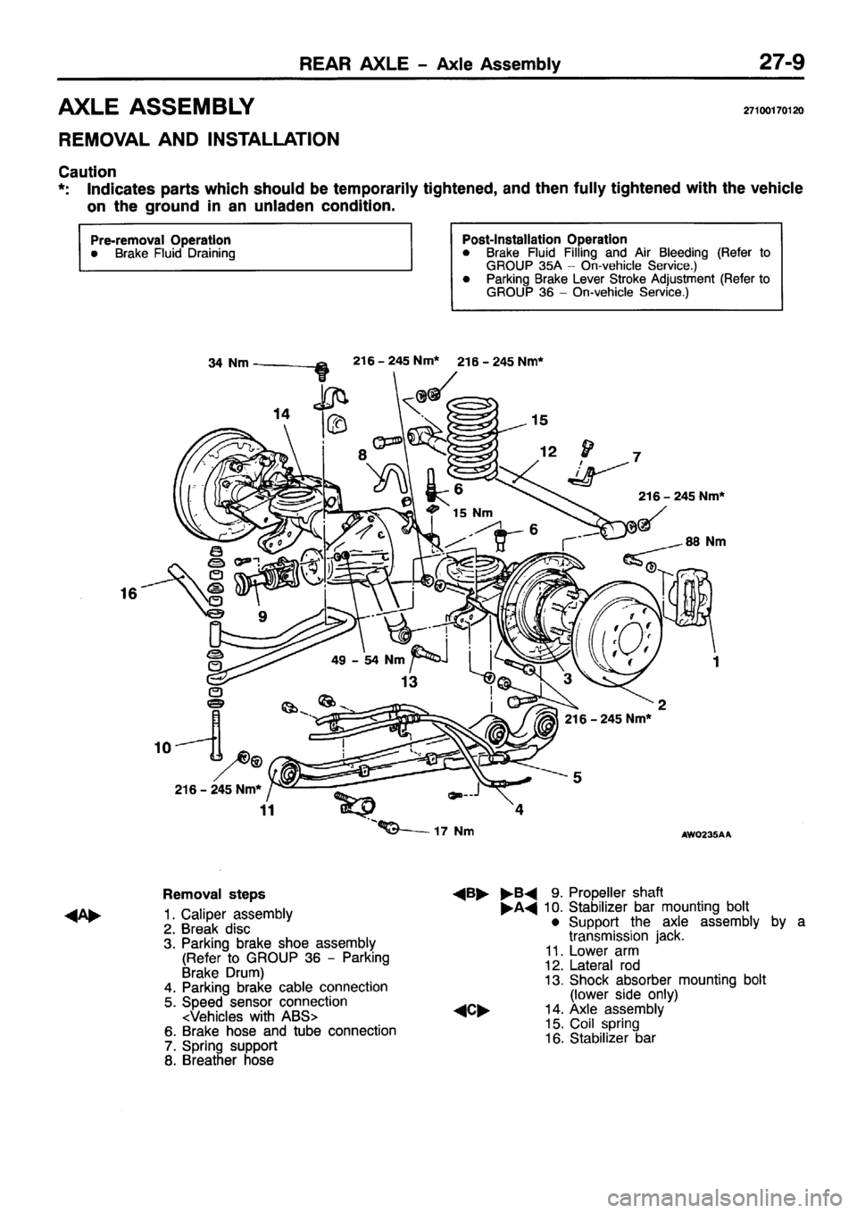 MITSUBISHI PAJERO SPORT 1999 Workshop Manual MITSUBISHI PAJERO SPORT 1999 Workshop Manual