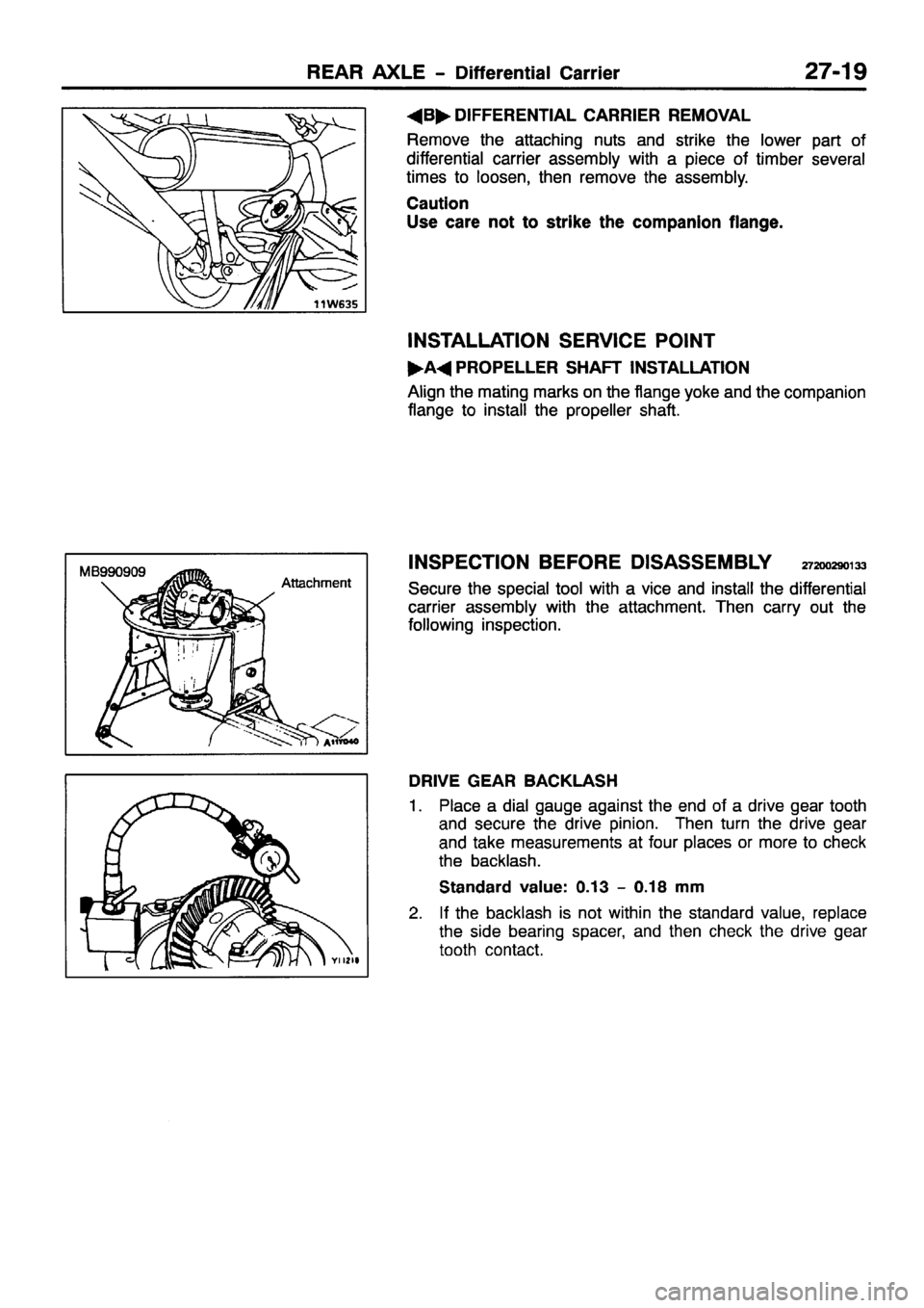 MITSUBISHI PAJERO SPORT 1999 Workshop Manual MITSUBISHI PAJERO SPORT 1999 Workshop Manual