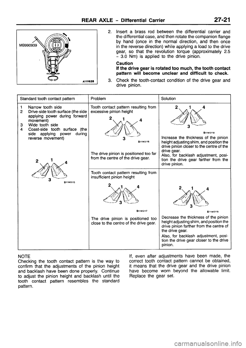 MITSUBISHI PAJERO SPORT 1999 Workshop Manual MITSUBISHI PAJERO SPORT 1999 Workshop Manual
