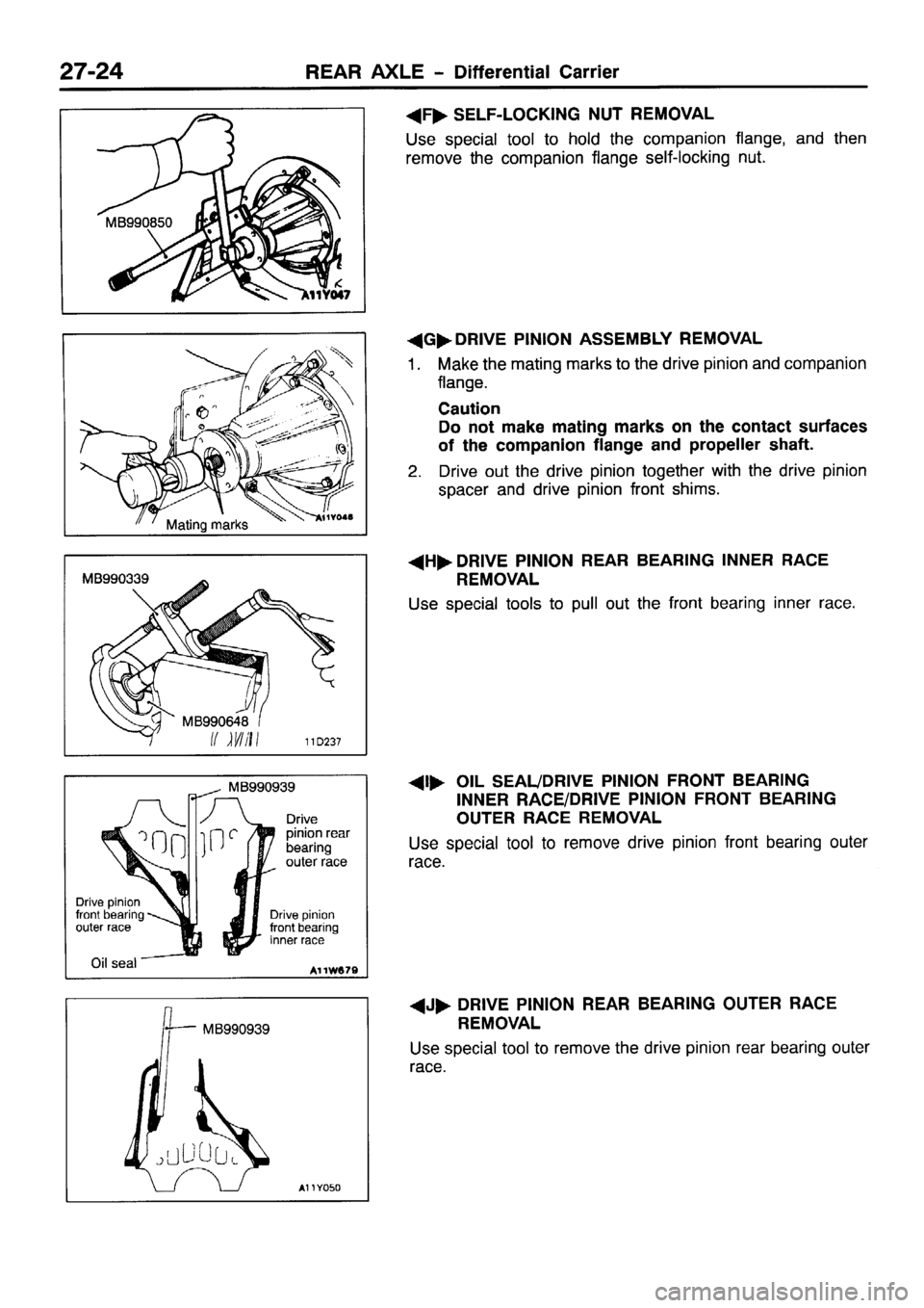 MITSUBISHI PAJERO SPORT 1999 Workshop Manual MITSUBISHI PAJERO SPORT 1999 Workshop Manual