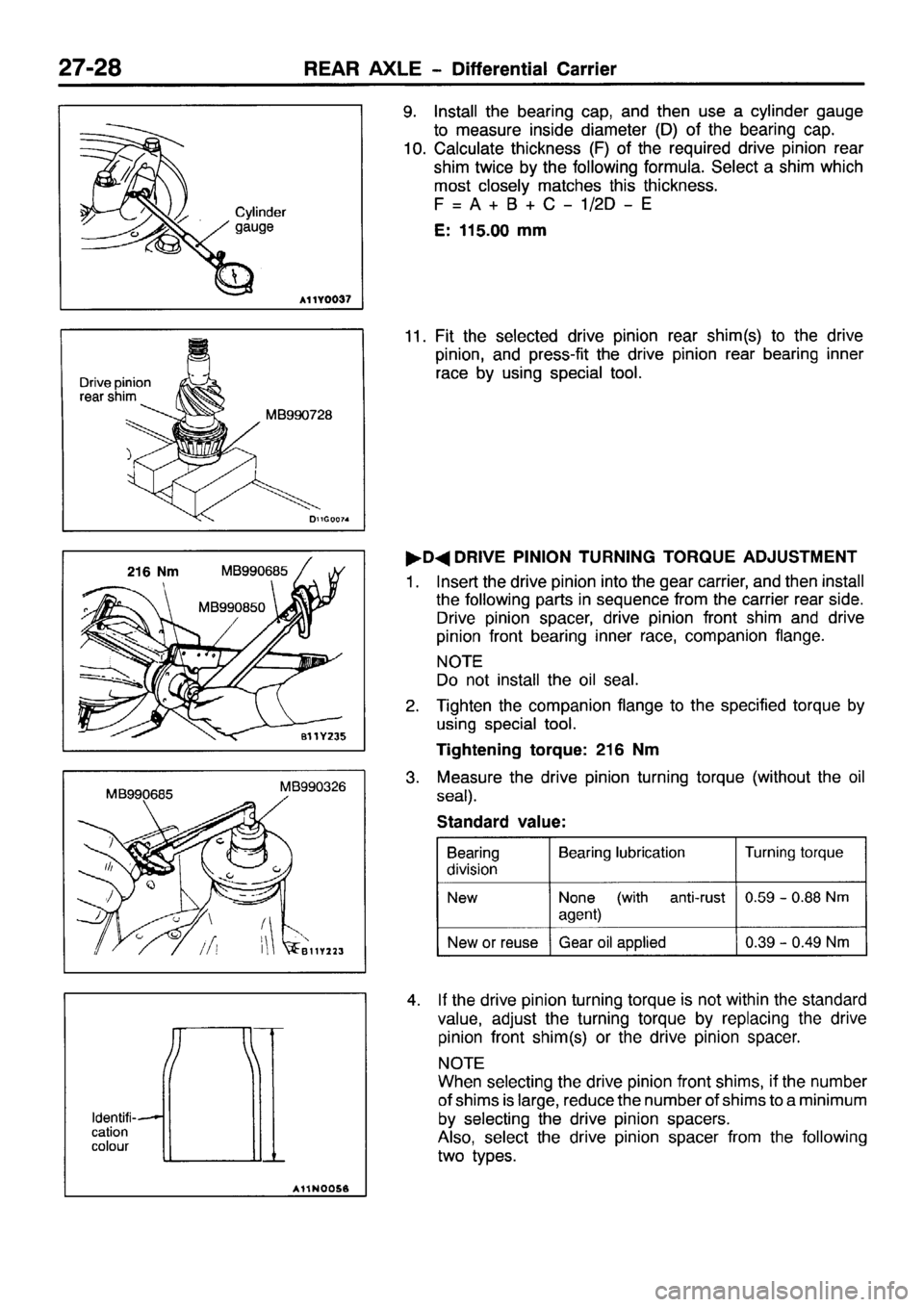 MITSUBISHI PAJERO SPORT 1999 Workshop Manual MITSUBISHI PAJERO SPORT 1999 Workshop Manual