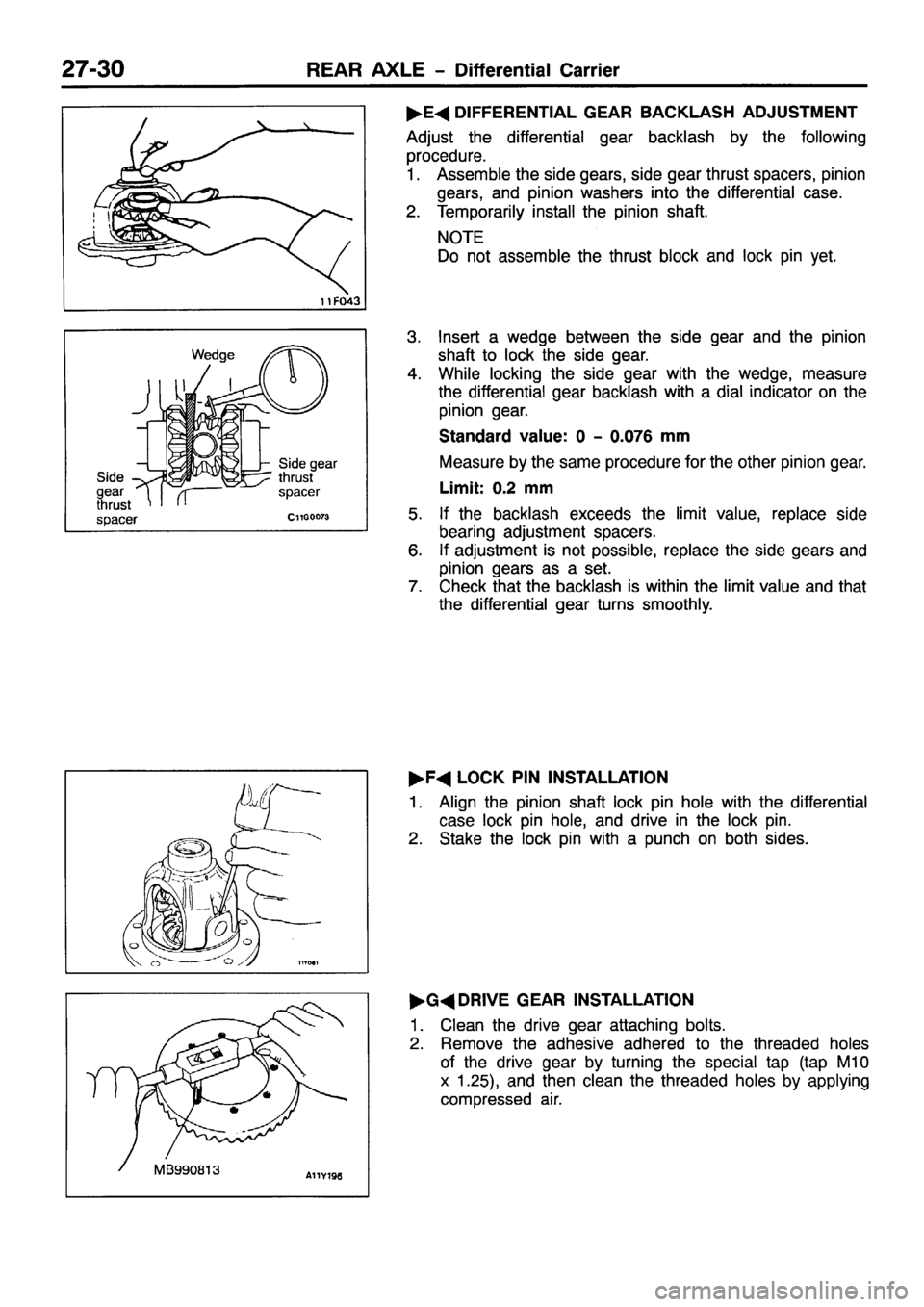 MITSUBISHI PAJERO SPORT 1999 Workshop Manual MITSUBISHI PAJERO SPORT 1999 Workshop Manual
