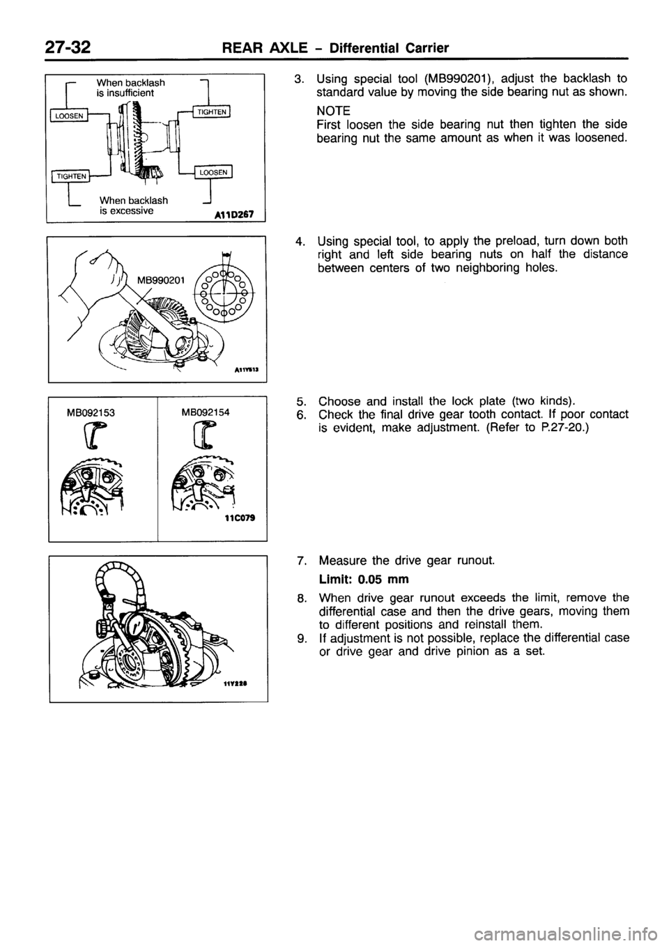 MITSUBISHI PAJERO SPORT 1999 Workshop Manual MITSUBISHI PAJERO SPORT 1999 Workshop Manual