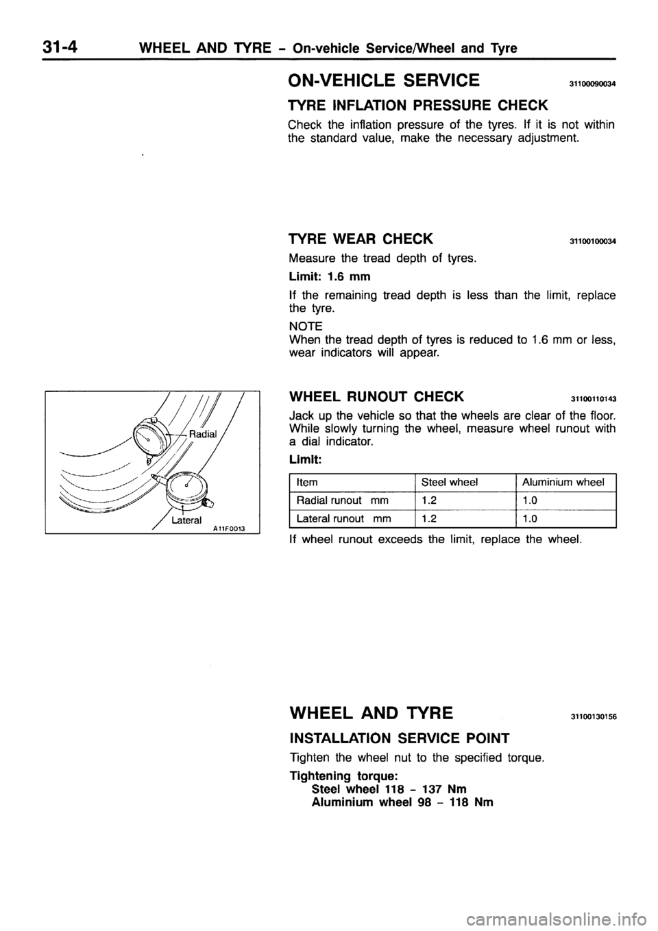 MITSUBISHI PAJERO SPORT 1999 Workshop Manual MITSUBISHI PAJERO SPORT 1999 Workshop Manual