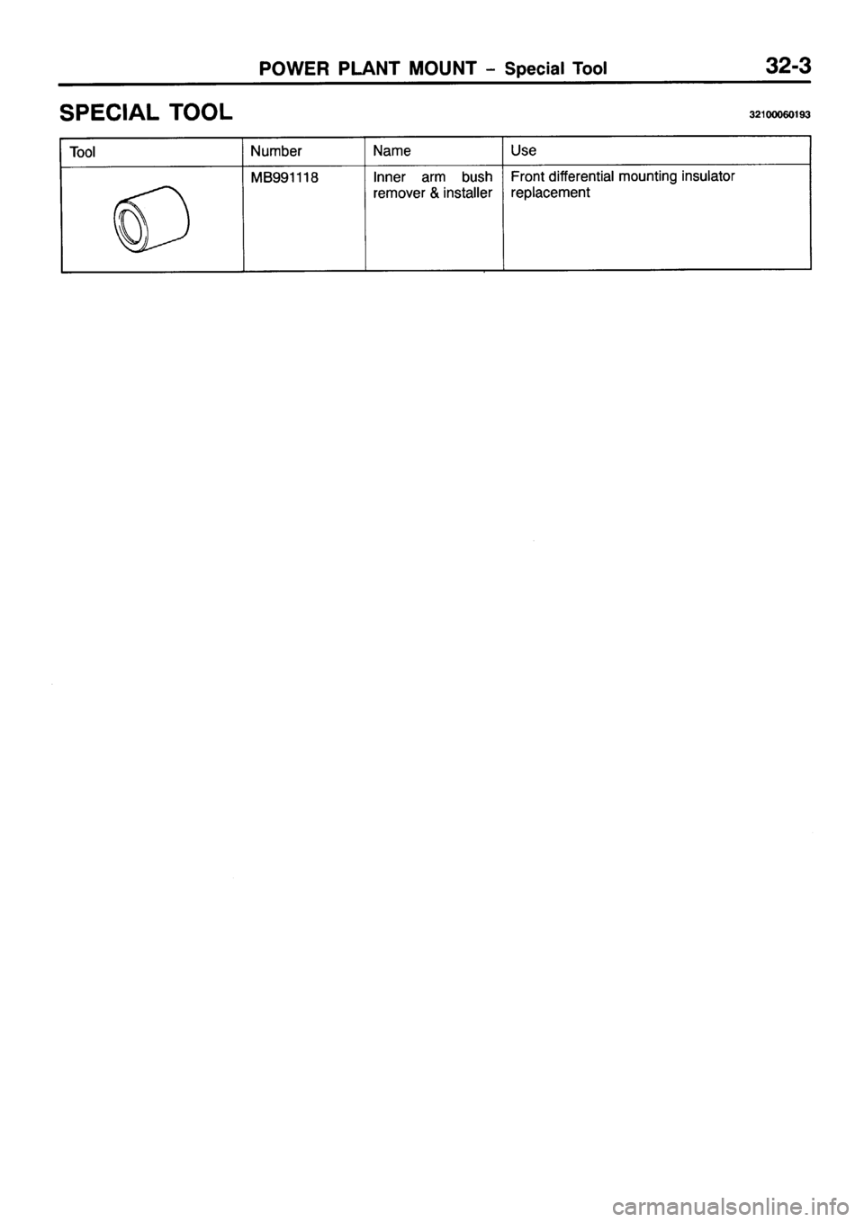 MITSUBISHI PAJERO SPORT 1999 Workshop Manual MITSUBISHI PAJERO SPORT 1999 Workshop Manual