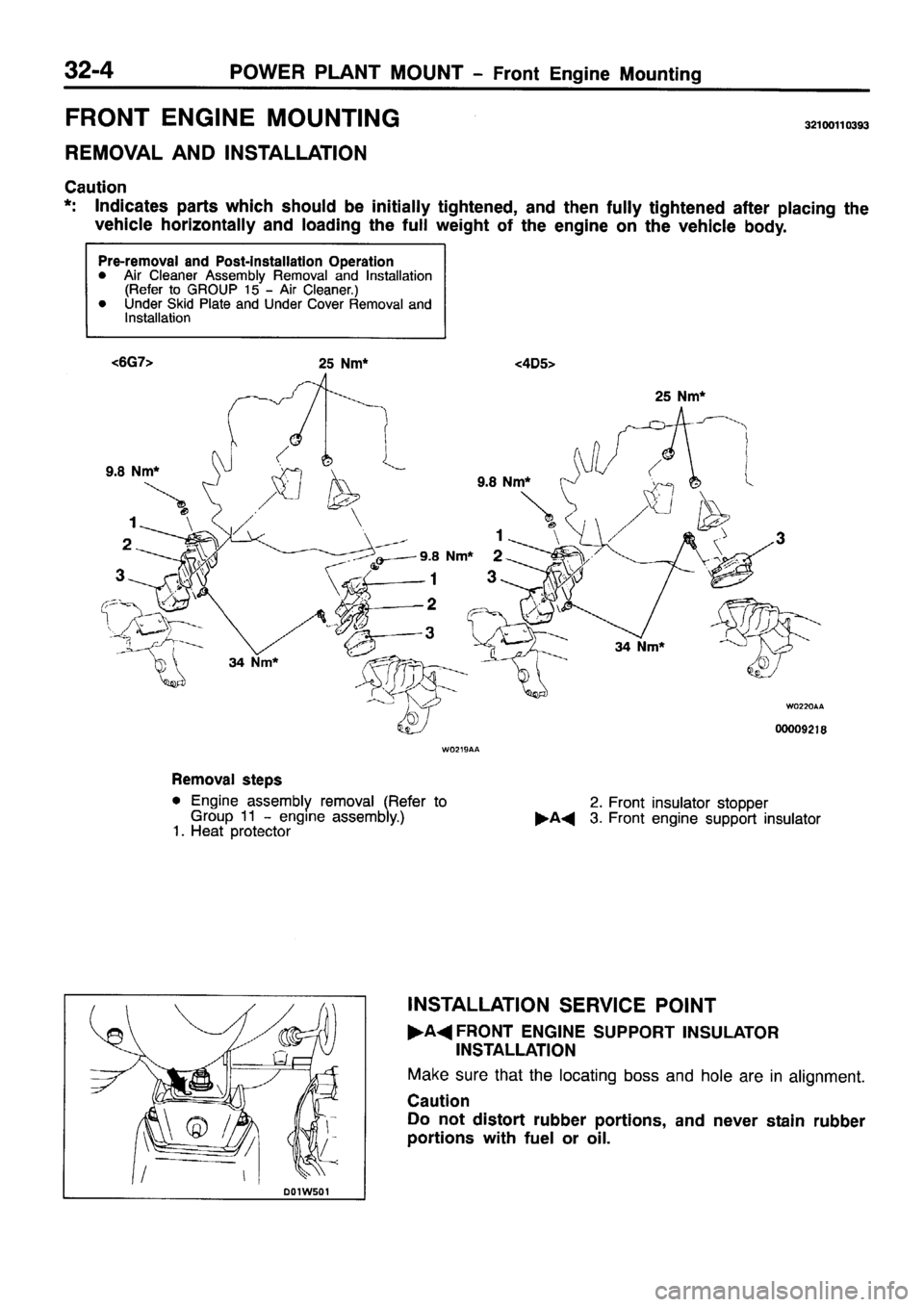 MITSUBISHI PAJERO SPORT 1999 Workshop Manual MITSUBISHI PAJERO SPORT 1999 Workshop Manual