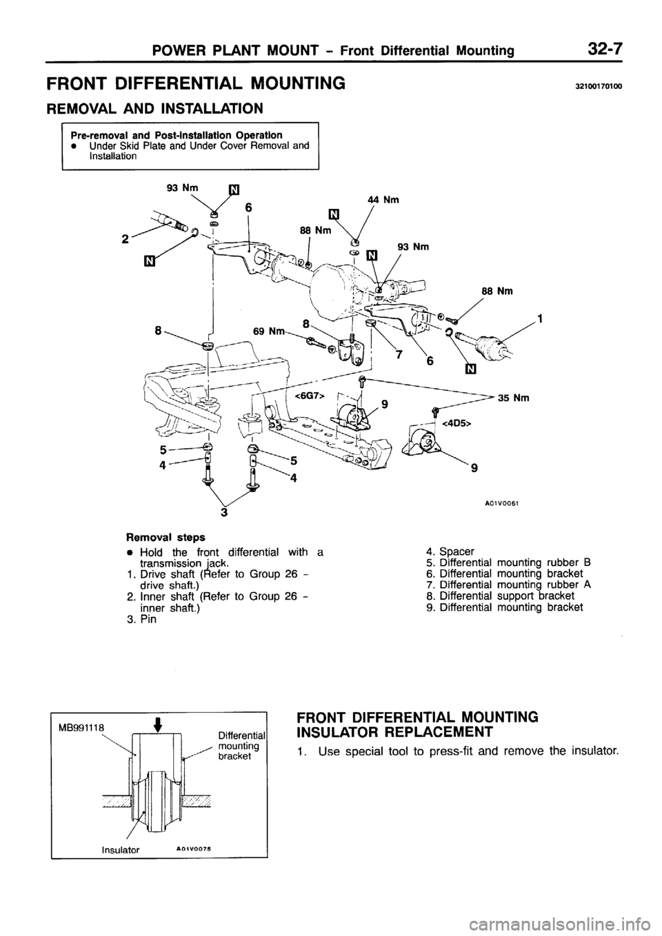 MITSUBISHI PAJERO SPORT 1999 Workshop Manual MITSUBISHI PAJERO SPORT 1999 Workshop Manual