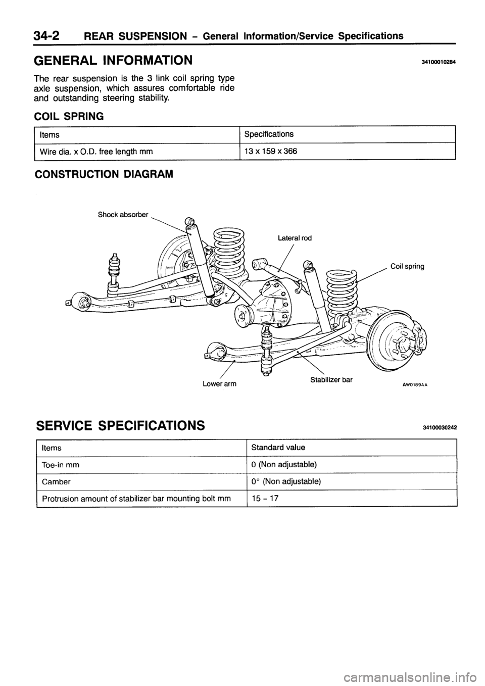 MITSUBISHI PAJERO SPORT 1999 Workshop Manual MITSUBISHI PAJERO SPORT 1999 Workshop Manual