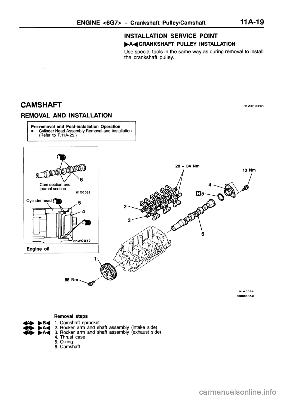 MITSUBISHI PAJERO SPORT 1999 Repair Manual 