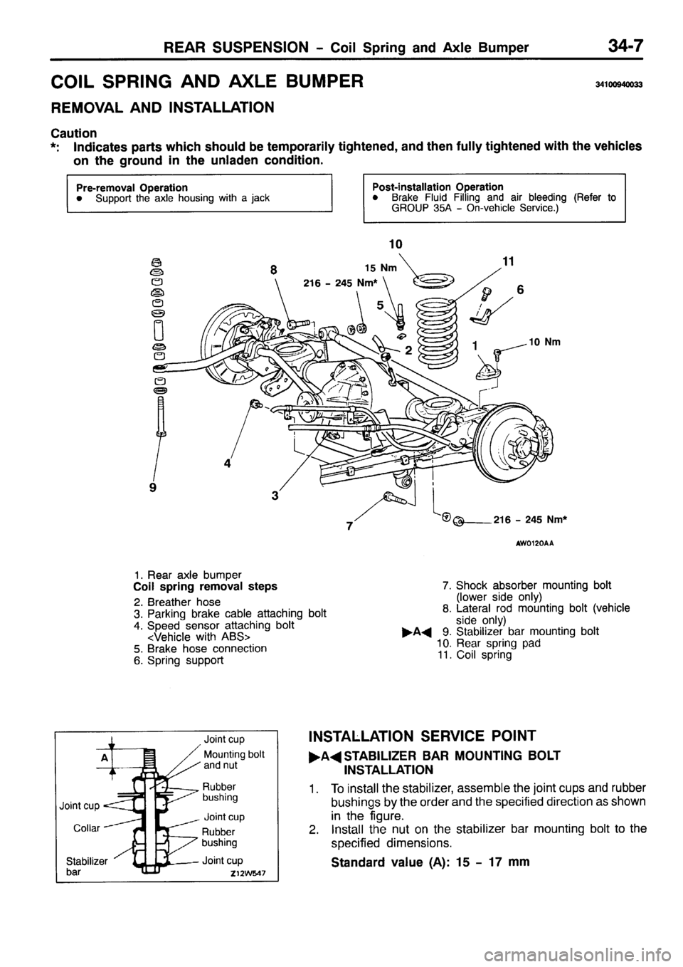 MITSUBISHI PAJERO SPORT 1999  Workshop Manual 