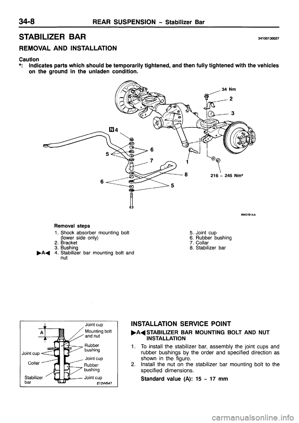 MITSUBISHI PAJERO SPORT 1999  Workshop Manual 