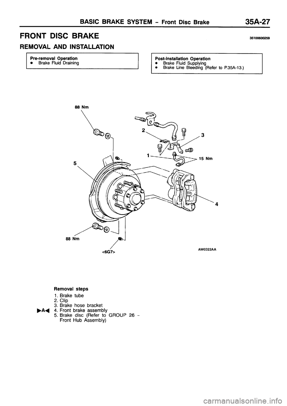 MITSUBISHI PAJERO SPORT 1999  Workshop Manual 