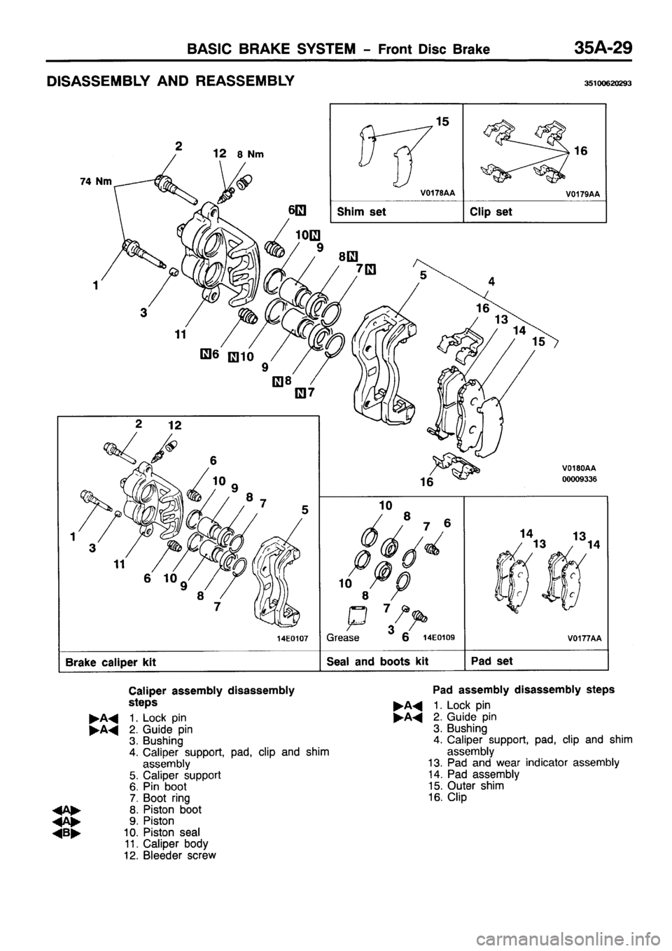 MITSUBISHI PAJERO SPORT 1999  Workshop Manual 