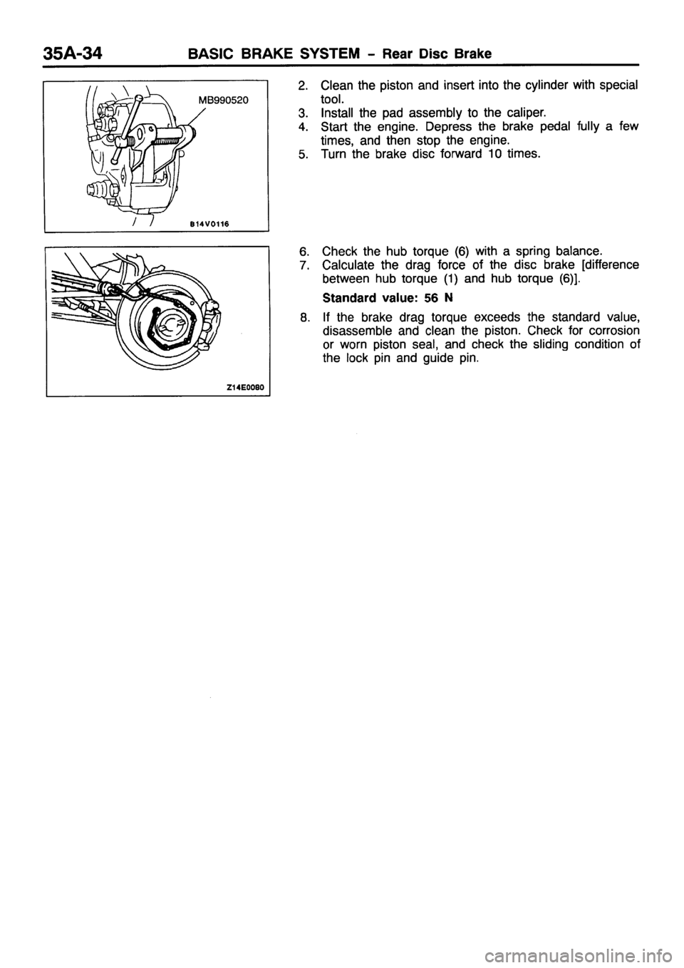MITSUBISHI PAJERO SPORT 1999  Workshop Manual 