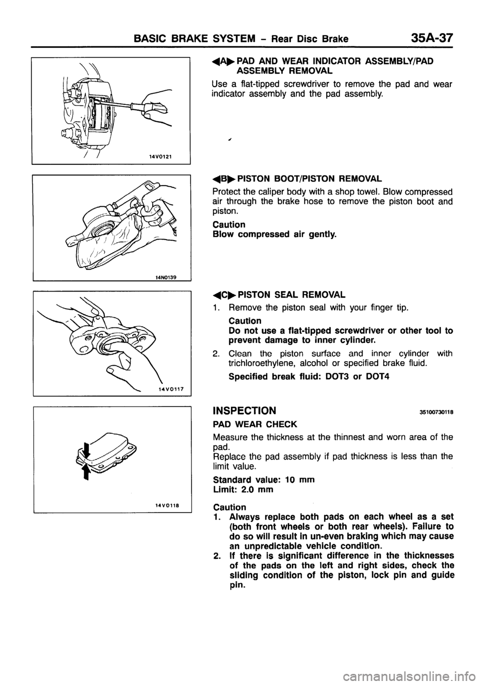 MITSUBISHI PAJERO SPORT 1999  Workshop Manual 