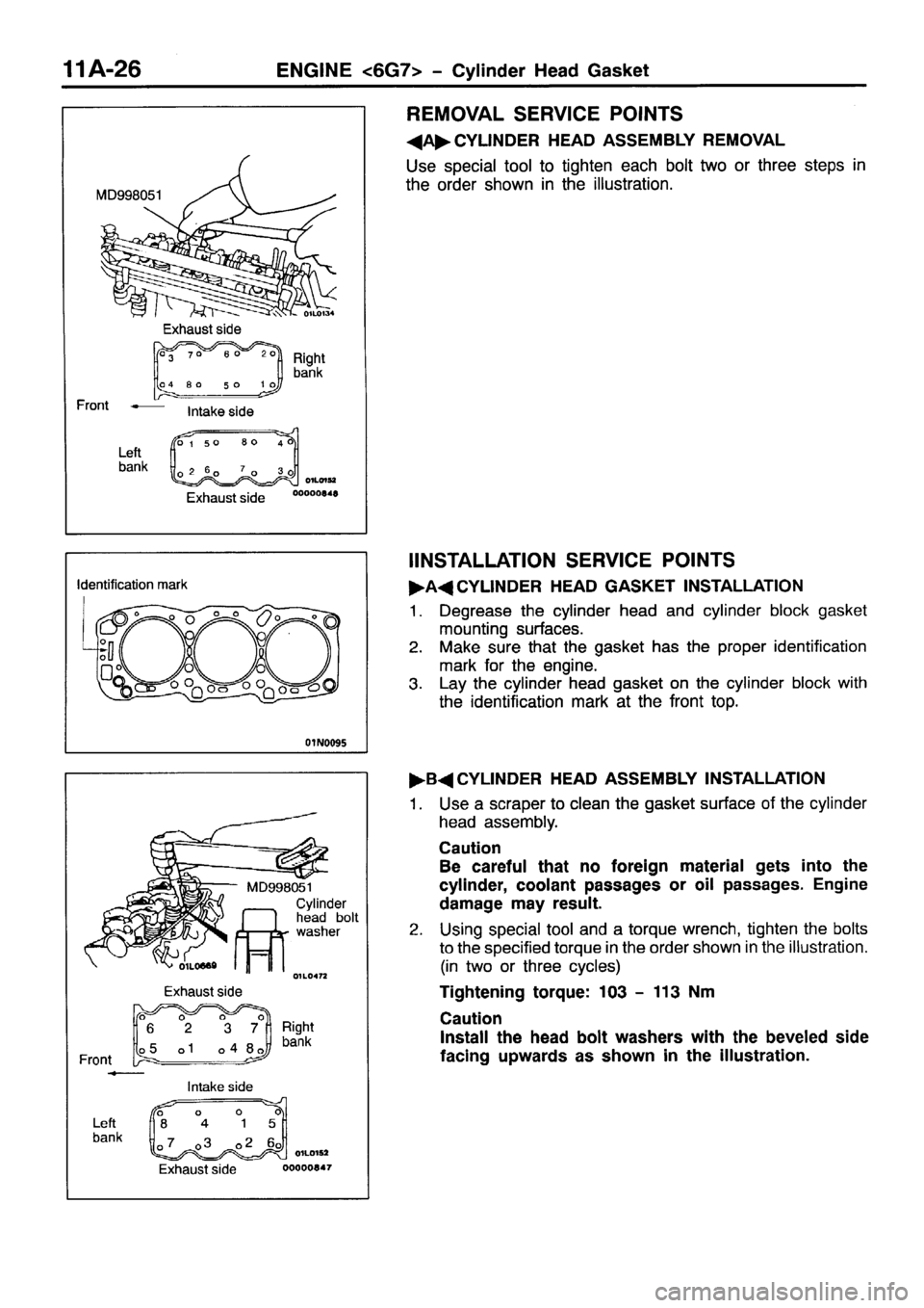 MITSUBISHI PAJERO SPORT 1999 Repair Manual 