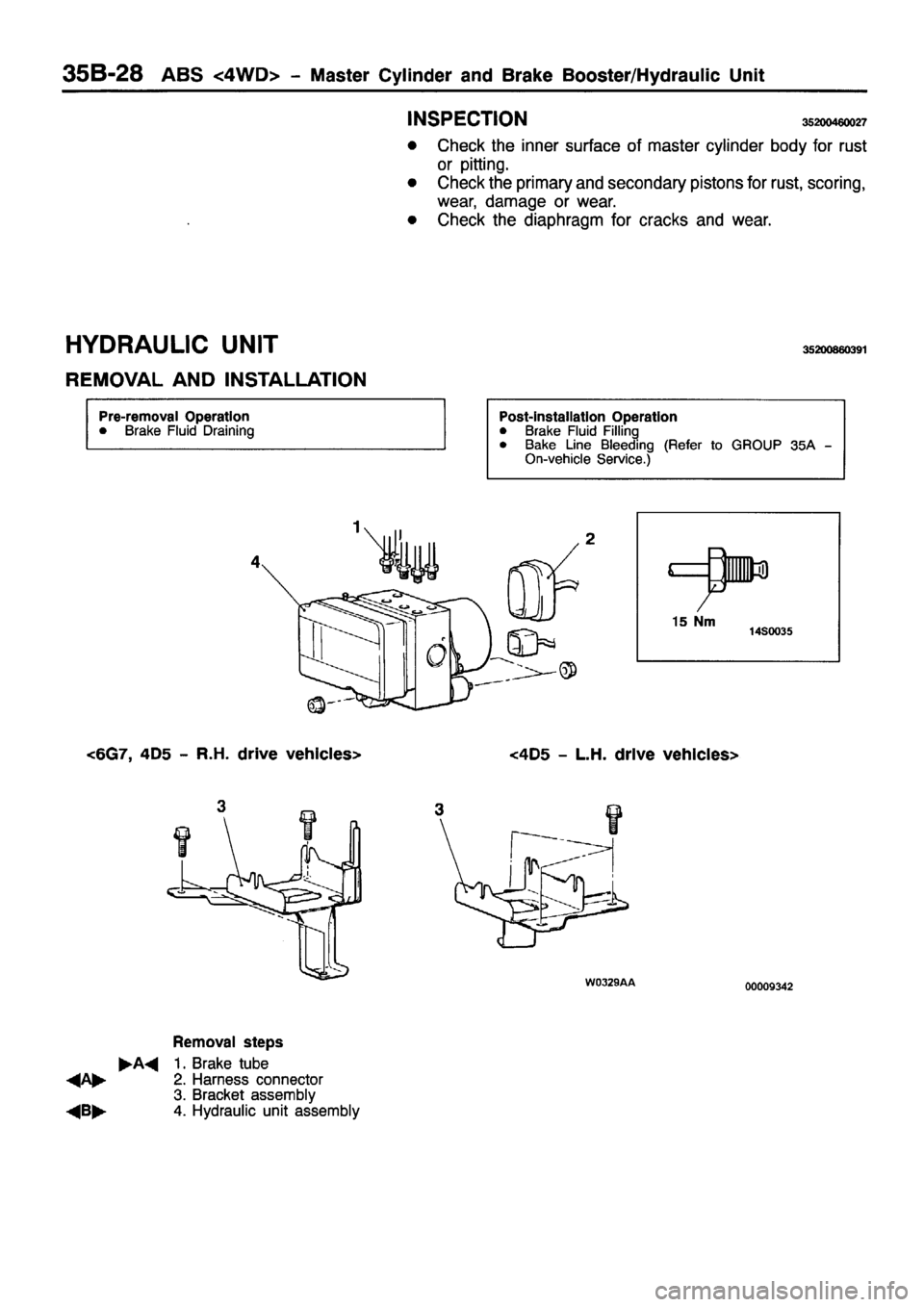 MITSUBISHI PAJERO SPORT 1999  Workshop Manual 
