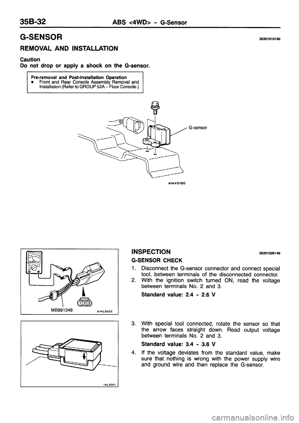 MITSUBISHI PAJERO SPORT 1999  Workshop Manual 