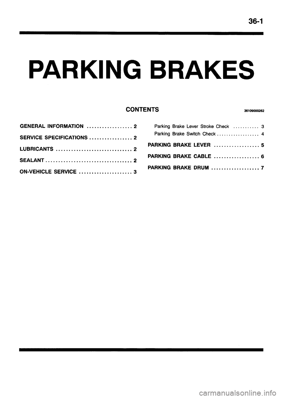 MITSUBISHI PAJERO SPORT 1999  Workshop Manual 