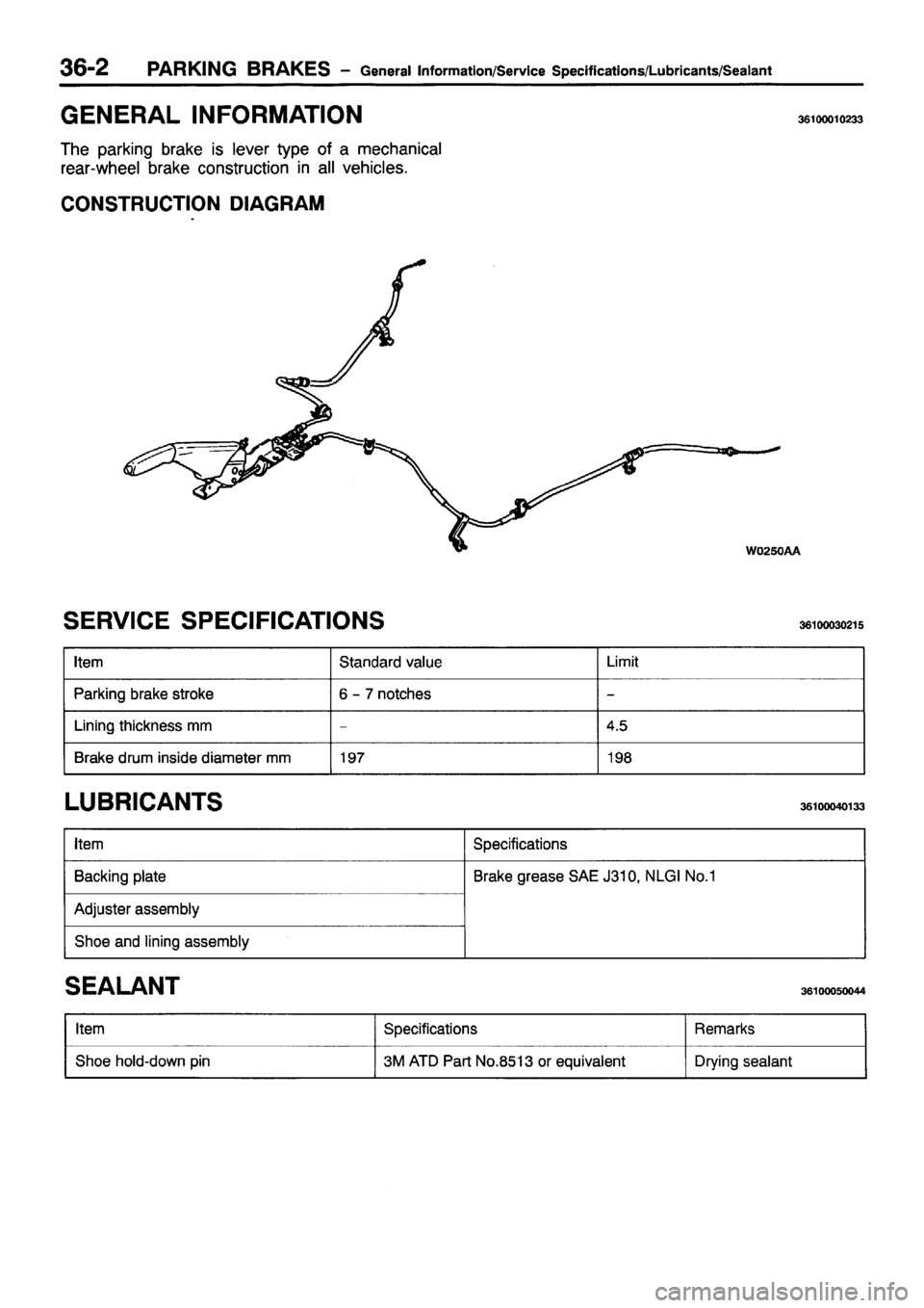 MITSUBISHI PAJERO SPORT 1999  Workshop Manual 