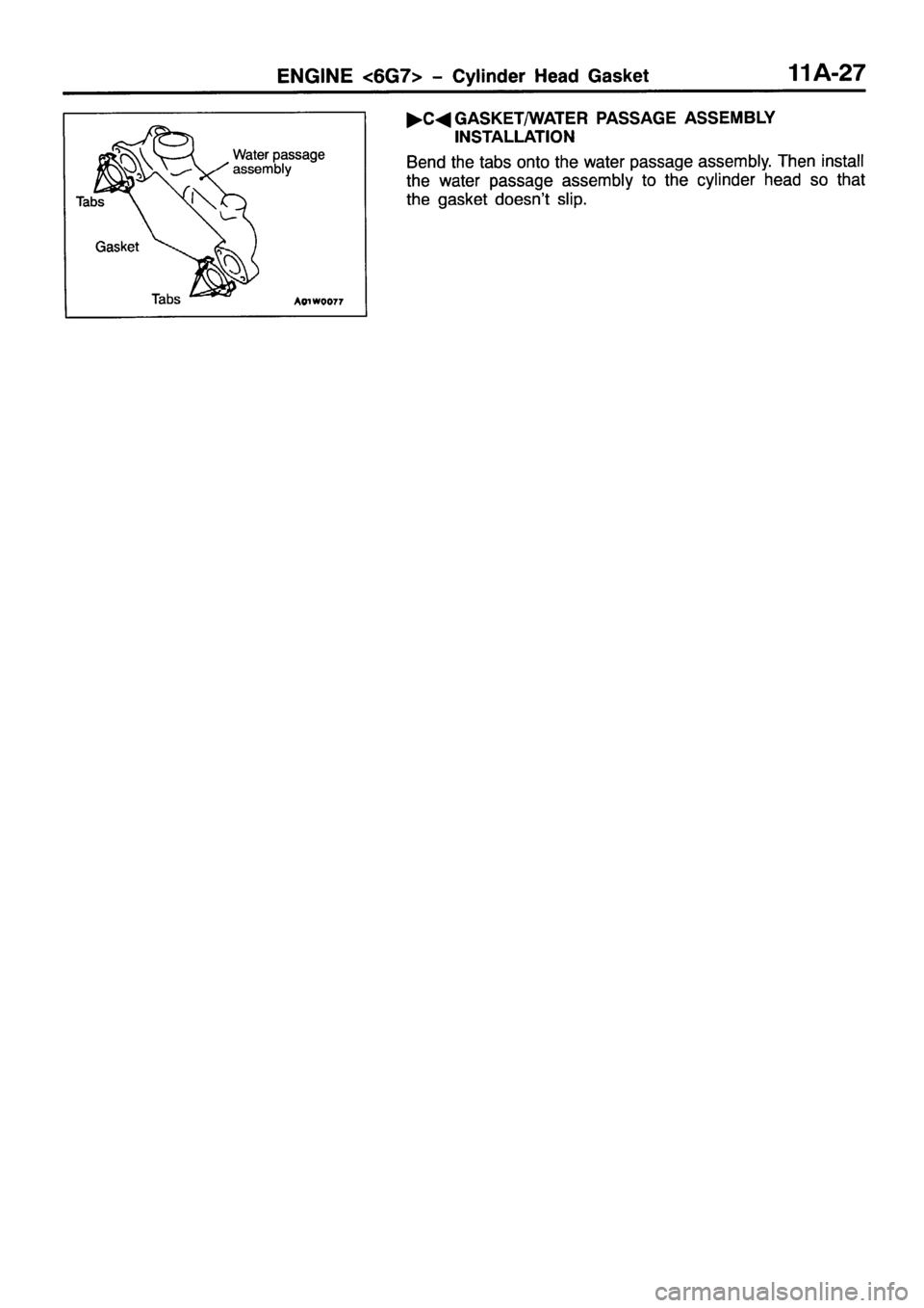 MITSUBISHI PAJERO SPORT 1999 Repair Manual 