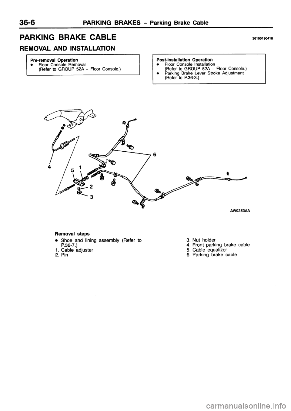 MITSUBISHI PAJERO SPORT 1999  Workshop Manual 