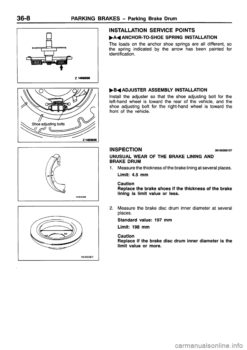 MITSUBISHI PAJERO SPORT 1999  Workshop Manual 