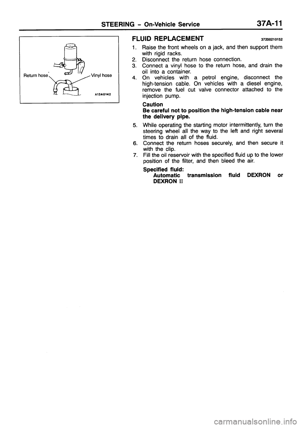 MITSUBISHI PAJERO SPORT 1999  Workshop Manual 