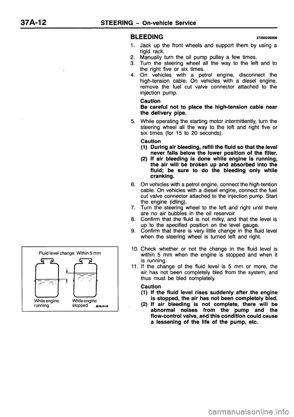 MITSUBISHI PAJERO SPORT 1999  Workshop Manual 