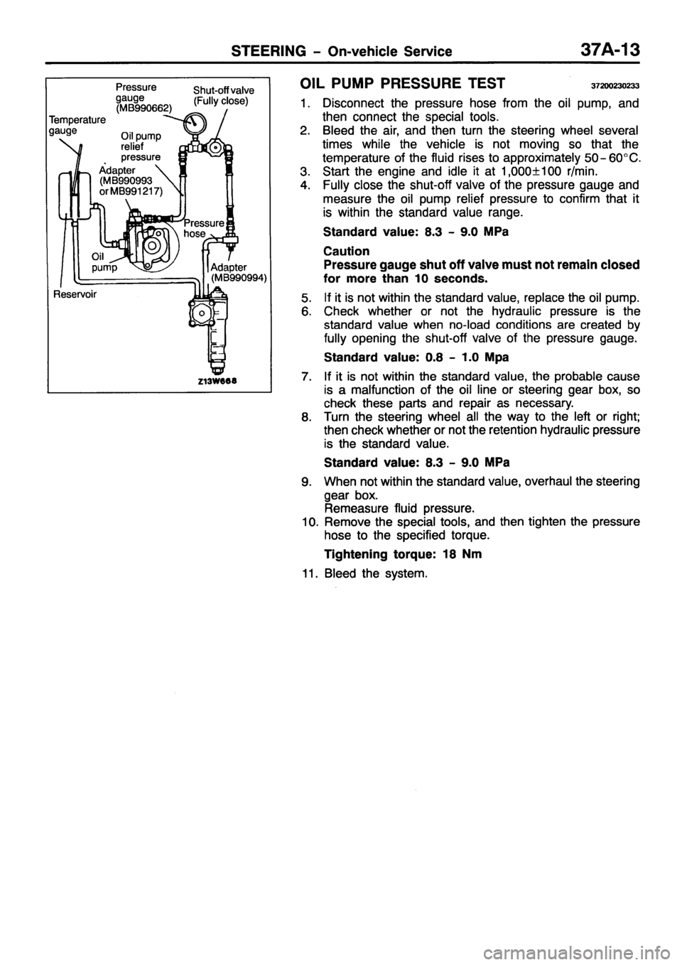 MITSUBISHI PAJERO SPORT 1999  Workshop Manual 