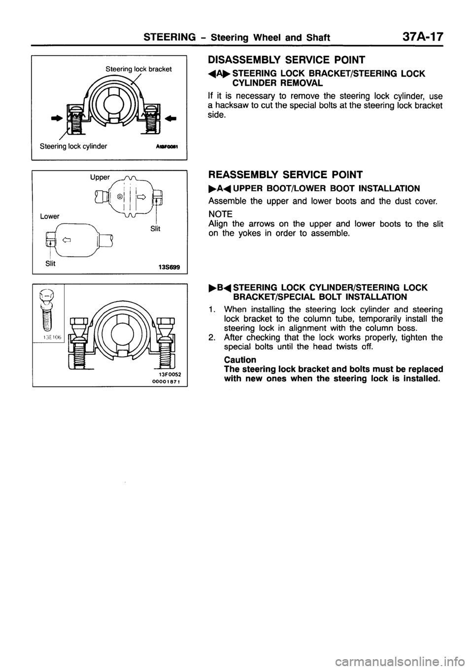 MITSUBISHI PAJERO SPORT 1999  Workshop Manual 