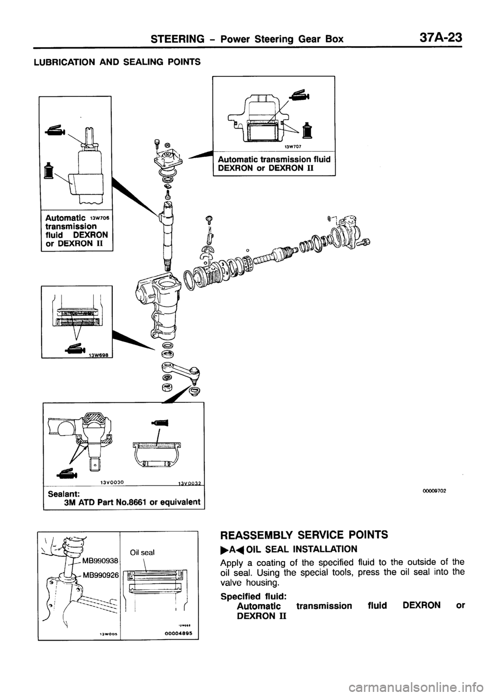 MITSUBISHI PAJERO SPORT 1999  Workshop Manual 