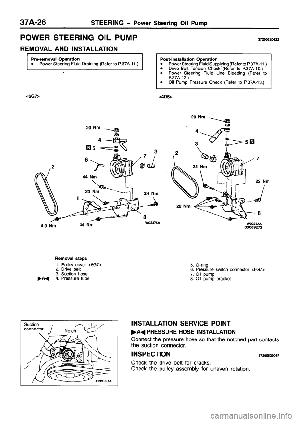 MITSUBISHI PAJERO SPORT 1999  Workshop Manual 
