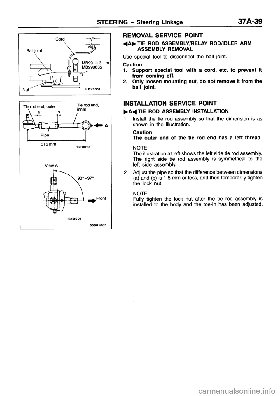 MITSUBISHI PAJERO SPORT 1999 Workshop Manual MITSUBISHI PAJERO SPORT 1999 Workshop Manual